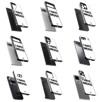 Durable Glass Back Mobile Case for iPhone, Samsung, OnePlus, Google Pixel, Redmi, Vivo, Oppo