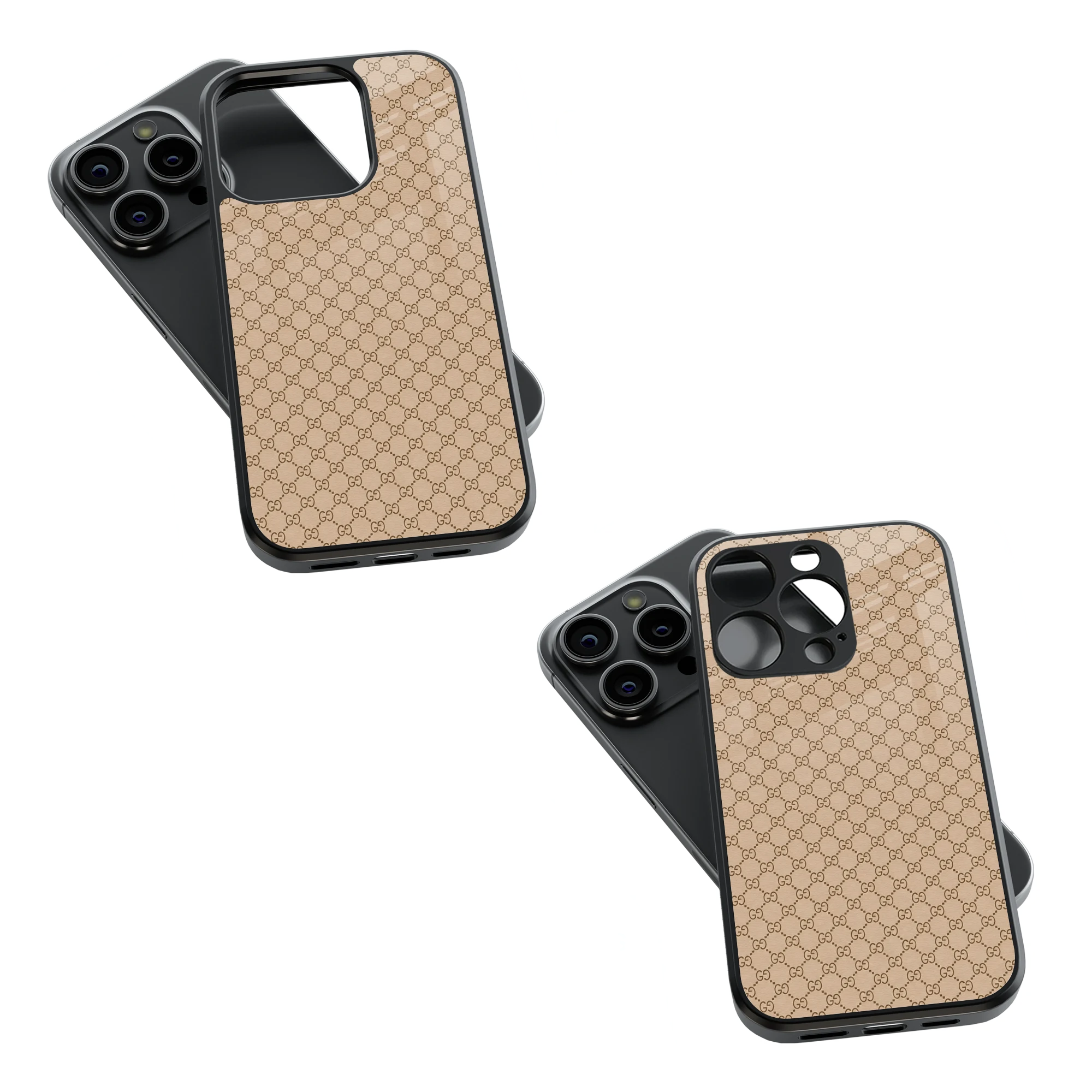 Trendy Glass Back Mobile Case for iPhone, Samsung, Redmi, OnePlus, Google Pixel, Motorola