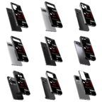 Durable Glass Back Mobile Case for iPhone, Samsung, OnePlus, Google Pixel, Redmi, Vivo, Oppo