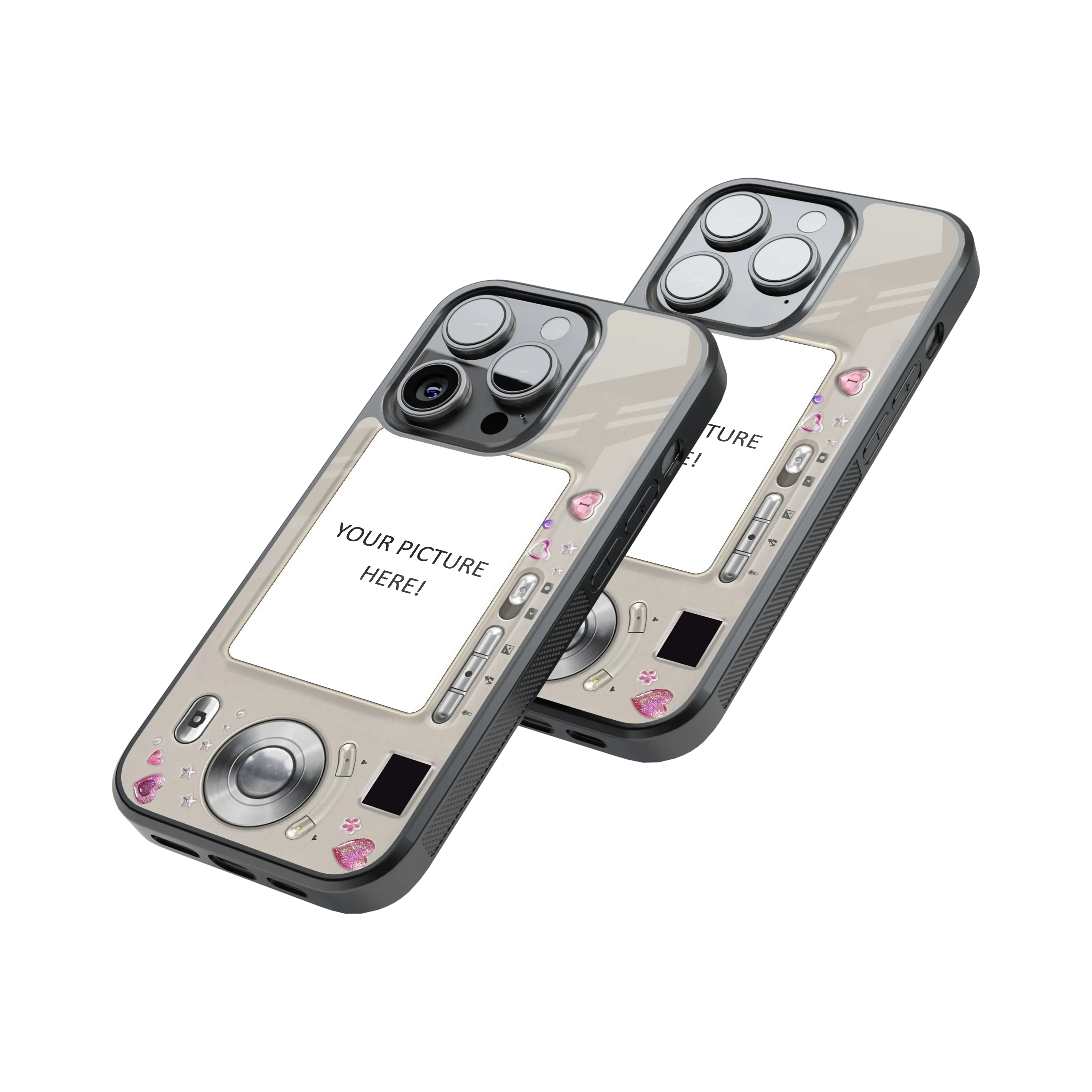 Polaroid Personalised Glass Phone Case
