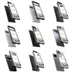 Polaroid Personalised Glass Phone Case