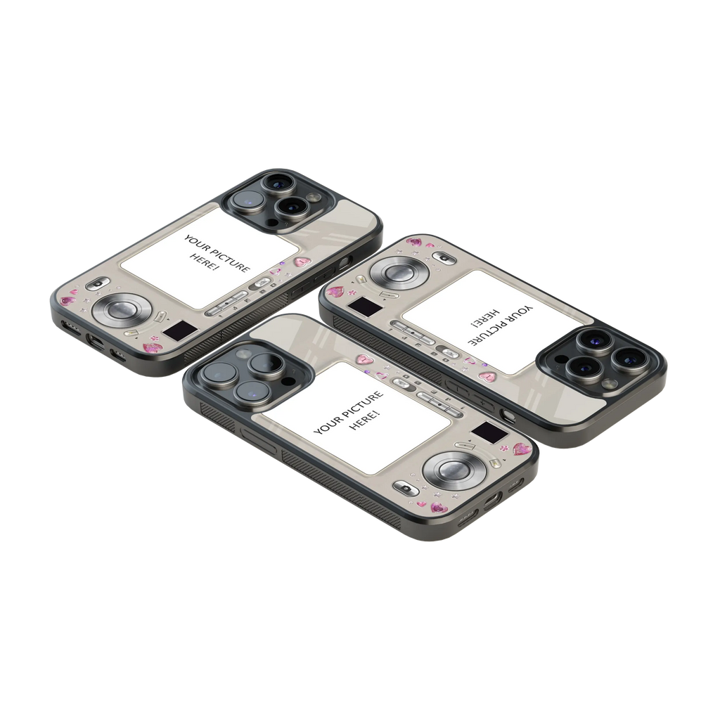 Polaroid Personalised Glass Phone Case