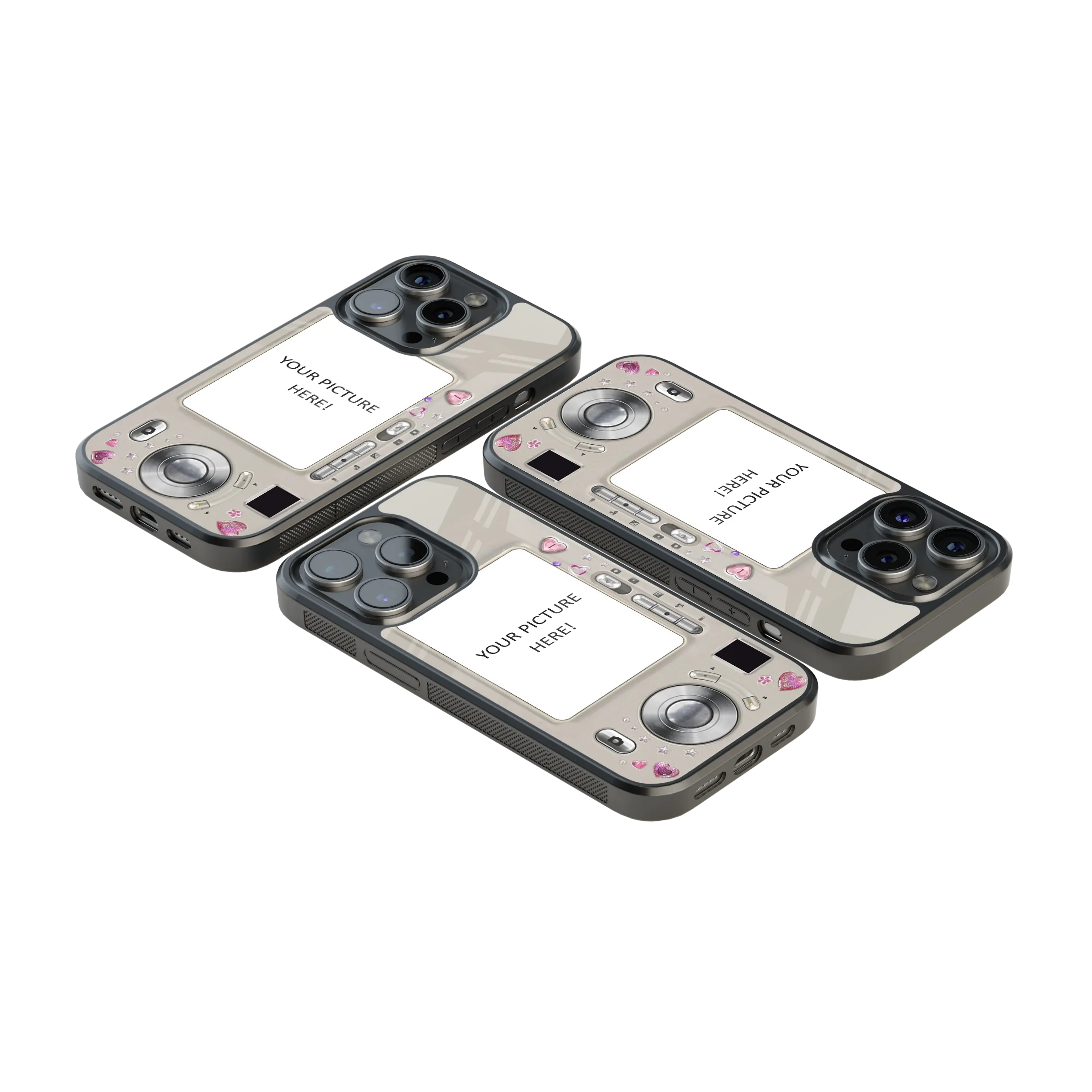Polaroid Personalised Glass Phone Case