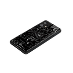 minimalistic black aesthetic collage back phone cover | glass case for nothing phone 1