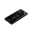 minimalistic black aesthetic collage back phone cover | glass case for nothing phone 2