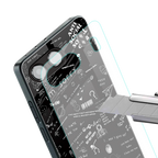 minimalistic black aesthetic collage back phone cover | glass case for oneplus nord 4