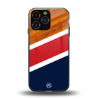 minimalistic wooden pattern back phone cover | glass case for iphone 13 pro max