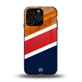 minimalistic wooden pattern back phone cover | glass case for iphone 13 pro
