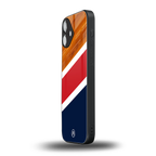 minimalistic wooden pattern back phone cover | glass case for iphone 16 plus