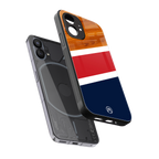 minimalistic wooden pattern back phone cover | glass case for nothing phone 1
