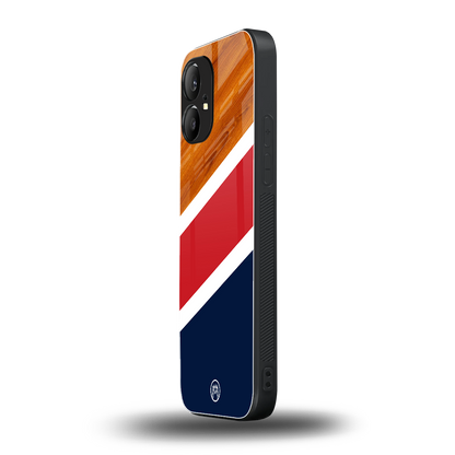 minimalistic wooden pattern back phone cover | glass case for nothing phone 1