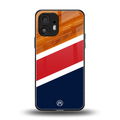 minimalistic wooden pattern back phone cover | glass case for nothing phone 2