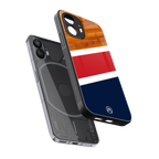 minimalistic wooden pattern back phone cover | glass case for nothing phone 2