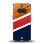 minimalistic wooden pattern back phone cover | glass case for nothing phone 2a