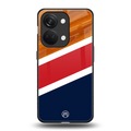 minimalistic wooden pattern back phone cover | glass case for oneplus nord 3