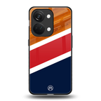 minimalistic wooden pattern back phone cover | glass case for oneplus nord 3