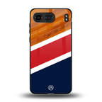 minimalistic wooden pattern back phone cover | glass case for oneplus nord 4