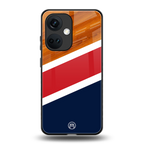 minimalistic wooden pattern back phone cover | glass case for oneplus nord ce 3