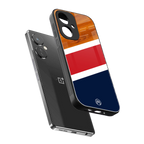 minimalistic wooden pattern back phone cover | glass case for oneplus nord ce 3