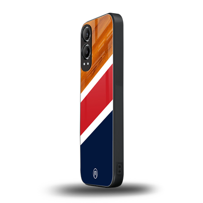 minimalistic wooden pattern back phone cover | glass case for oneplus nord ce 4 lite