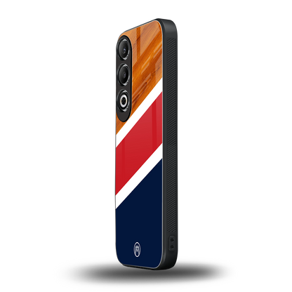 minimalistic wooden pattern back phone cover | glass case for oneplus nord ce 4