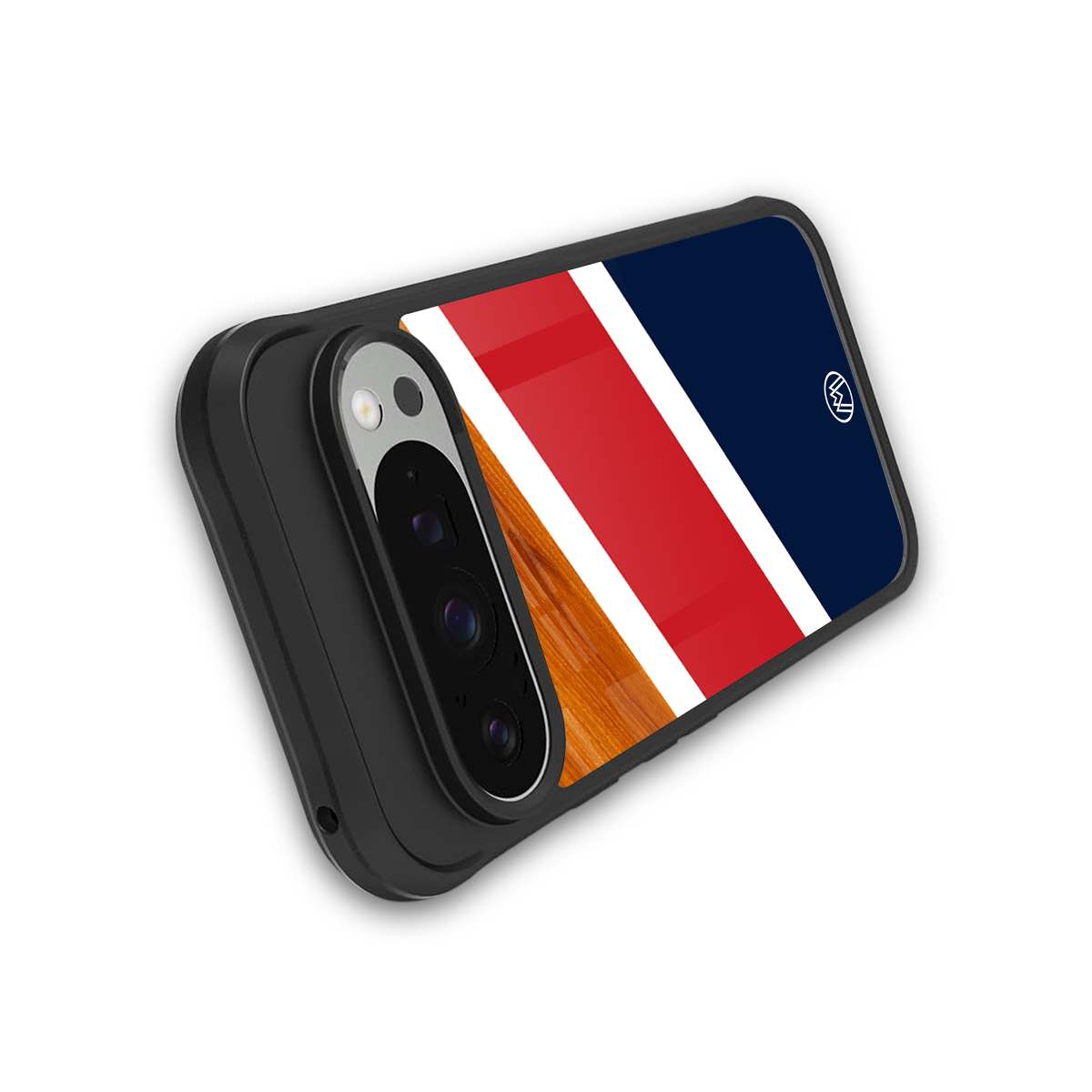 minimalistic wooden pattern back phone cover | glass case for google pixel 9 pro