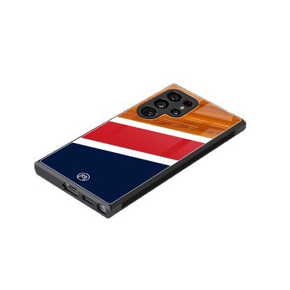 minimalistic wooden pattern back phone cover | glass case for samsung galaxy s23 ultra