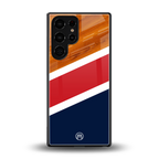 minimalistic wooden pattern back phone cover | glass case for samsung galaxy s25 ultra