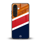 minimalistic wooden pattern back phone cover | glass case for samsung galaxy s23 plus