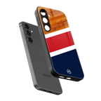 minimalistic wooden pattern back phone cover | glass case for samsung galaxy s23 plus