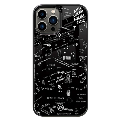Premium Glass Back Mobile Phone Cover for iPhone, Samsung, OnePlus, Google Pixel, Redmi, Oppo, Vivo & Realme