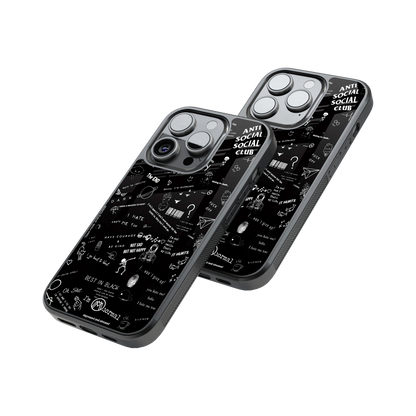 Protective Glass Back Phone Case Compatible with iPhone, Samsung, OnePlus, Pixel & More
