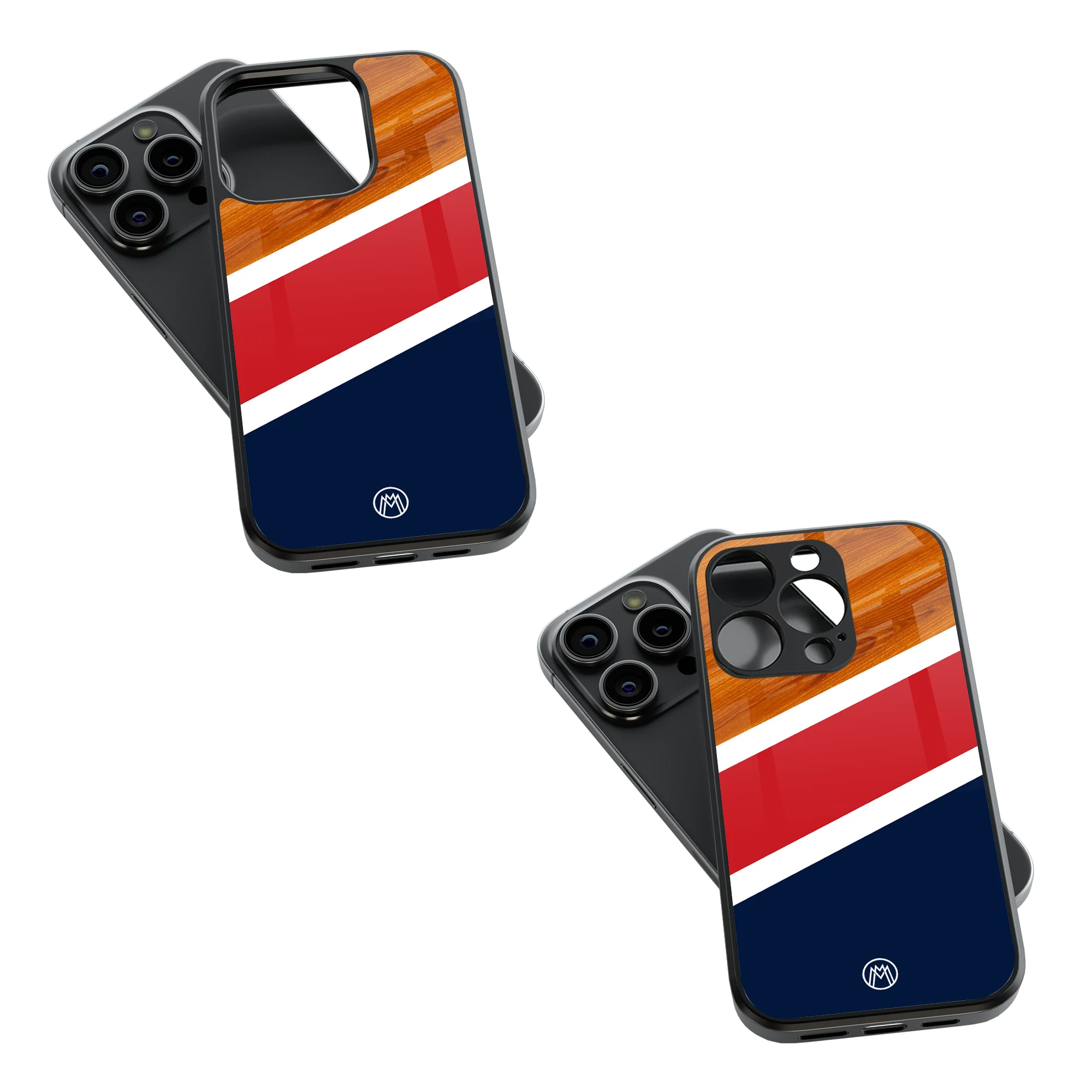 Trendy Glass Back Mobile Case for iPhone, Samsung, Redmi, OnePlus, Google Pixel, Motorola