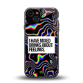 mixed emotions back phone cover | glass case for iphone 13