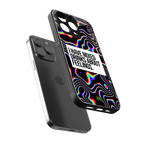 mixed emotions back phone cover | glass case for iphone 14 pro