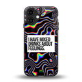 mixed emotions back phone cover | glass case for iphone 16