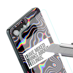 mixed emotions back phone cover | glass case for iphone 16e