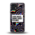 mixed emotions back phone cover | glass case for nothing phone 1
