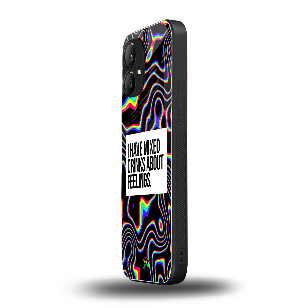 mixed emotions back phone cover | glass case for nothing phone 1