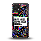 mixed emotions back phone cover | glass case for nothing phone 2