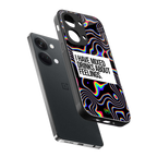 mixed emotions back phone cover | glass case for oneplus nord 3