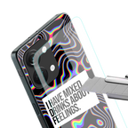 mixed emotions back phone cover | glass case for oneplus nord 3