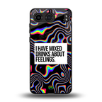 mixed emotions back phone cover | glass case for oneplus nord 4