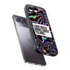 mixed emotions back phone cover | glass case for oneplus nord 4