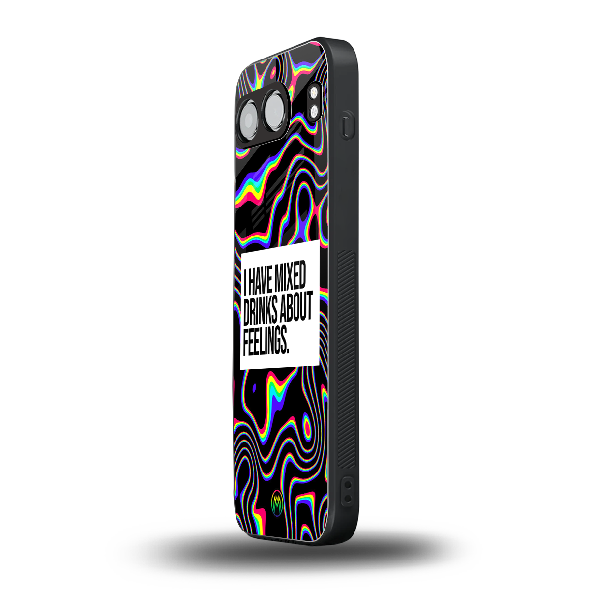 mixed emotions back phone cover | glass case for oneplus nord 4