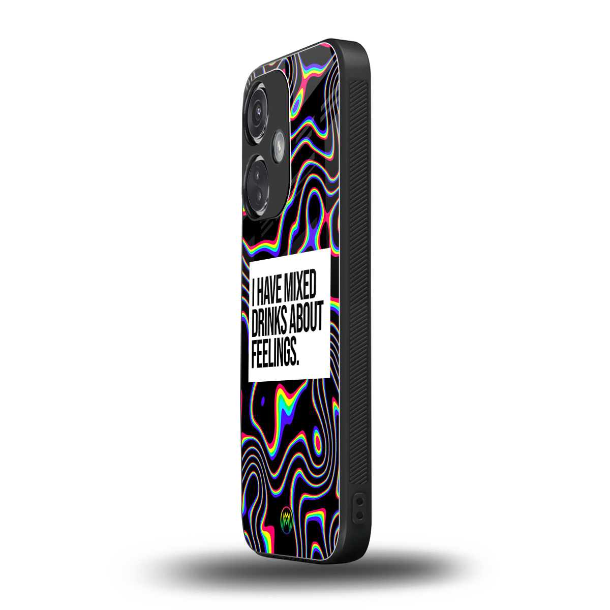 mixed emotions back phone cover | glass case for oneplus nord ce 3