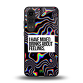 mixed emotions back phone cover | glass case for oneplus nord ce 4 lite