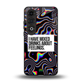 mixed emotions back phone cover | glass case for oneplus nord ce 4