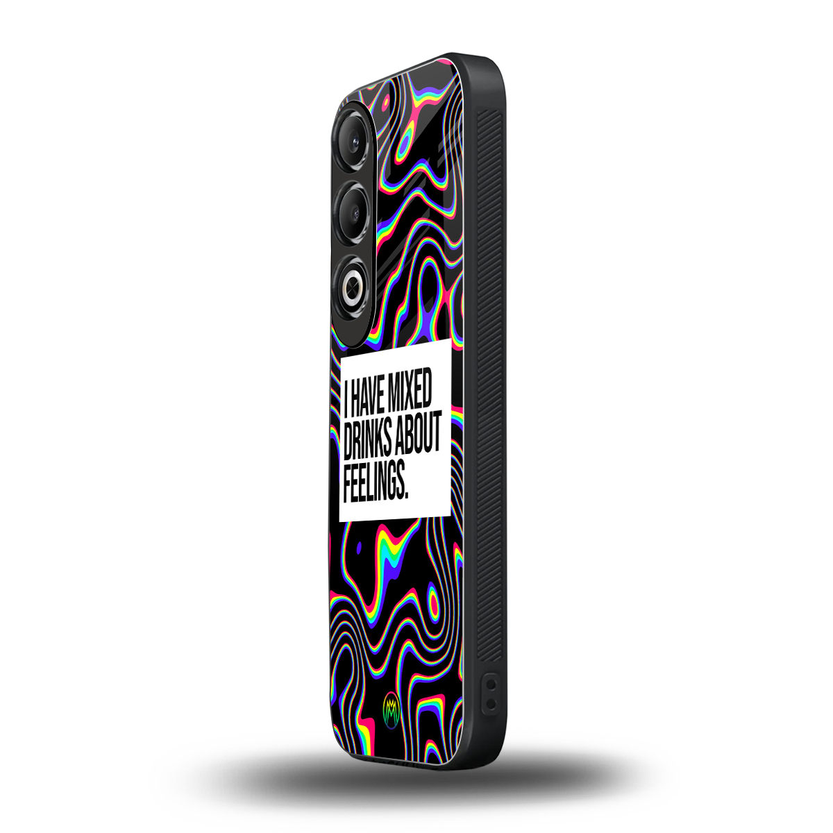 mixed emotions back phone cover | glass case for oneplus nord ce 4