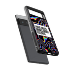 mixed emotions back phone cover | glass case for google pixel 6 pro